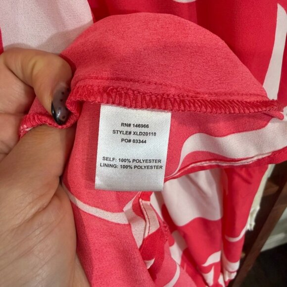 Crystal Doll Red White Smocked Tiered Maxi Dress Ruffle Straps Size S NWT - Picture 10 of 11